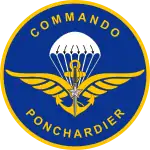Écusson Commando Marine Ponchardier.