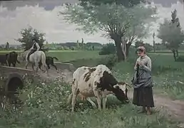 La Vache bien gardée, 1890, musée des Beaux-Arts de Pau.