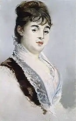 Édouard Manet, Portrait de Marie Colombier, huile sur toile, 1879-1880