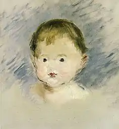 Tête d’enfant (Julie Manet), Édouard Manet, 1879, collection particulière.
