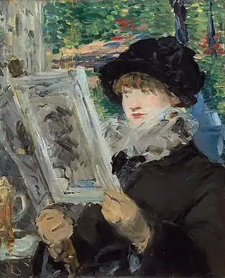 Édouard Manet, Lecture de l'illustré, 1879