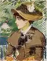 Édouard Manet, Femme sur un banc (1879).