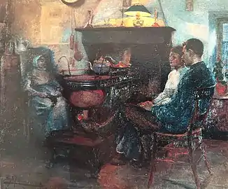 Heure calme, 1910 (Huile sur toile ; 110 x 130 cm), Liège, La Boverie