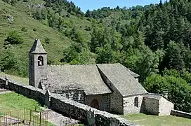 Vue depuis l'ouest.