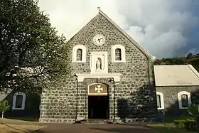 La façade de l'église de la Conversion de saint Paul