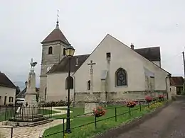 L'église paroissiale de Poyans.