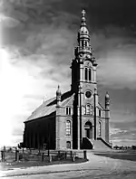 L'église Saint-Simon et Saint-Jude de Grande-Anse (1940).