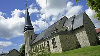 L'église vue du sud-est.