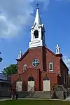 L'église Cœur-Très-Pur-de-Marie de Plaisance en septembre 2017