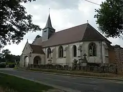 L’église Sainte-Honorine.