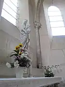 Statue de la Vierge à l'Enfant.