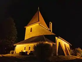 Vue globale du côté Nord-Ouest de l'église.