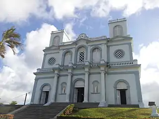 Façade de l'église.