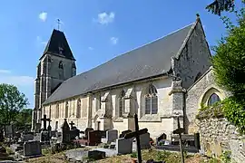 L’église Notre-Dame. Vue sud-est.