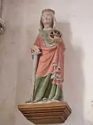 La statue de sainte Catherine.
