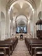 Vue d'ensemble avant l'installation de l'orgue.