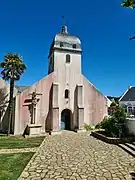 L'église colorée par les vents du Sahara (2022).