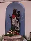 Statue de la Vierge noire Notre-Dame de la Bonne-Délivrance