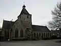 Vue extérieure de l’église.