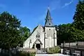 L’église Saint-Étienne. Vue ouest.