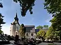 L’église Saint-Étienne. Vue sud.