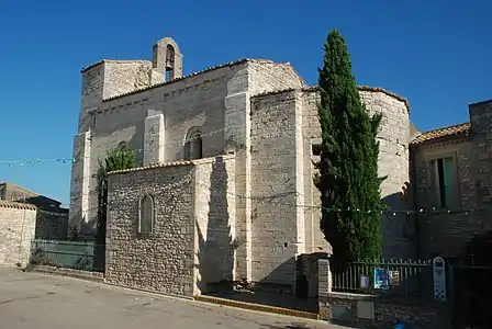 La façade méridionale et le chevet.