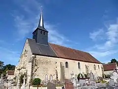 L'église Saint-Aignan de Crucey.