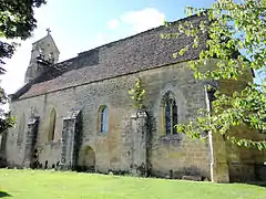 L'église Saint-André de Saint-André-d'Allas.