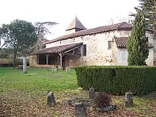 Église Saint-Aubin au Houga  Inscrit MH.