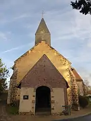 Église Saint-Barthélemy, façade ouest.