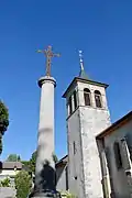 Clocher de l'église Saint-Benoît.