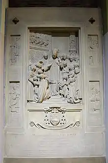 Église Saint-Chrysole de Comines - monument à Monseigneur Charles Lecomte