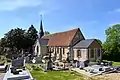 L’église Saint-Denis. Vue sud-est.