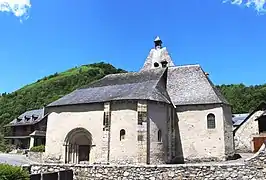 L'église Saint-Félix d'Aucun.