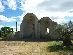 Vestiges de l'Église Saint-Geniès d'Uzès.