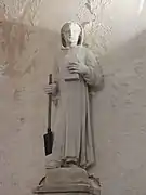 Statue de saint-Fiacre du XVe siècle.
