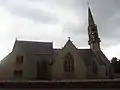 L'église paroissiale Saint-Gilles : vue latérale.