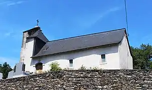 L'église Saint-Jean-Baptiste d'Asmets.