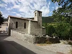 Église Saint-Jean-Baptiste de Chanolles, mur nord.