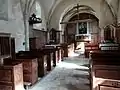 L'intérieur de l'église Saint-Jean-Baptiste.