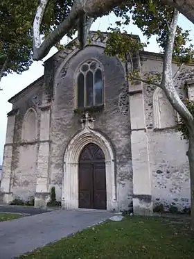 Ancienne église Saint-Jean-Baptiste de Meysse (vue de la route).