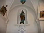 Statue de saint Joseph avec l'Enfant Jésus