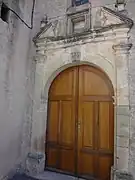 Saint-Julien d’Aubignosc, portail de 1667