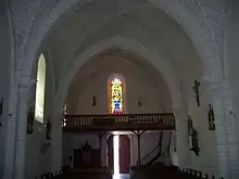 L’intérieur de l'église Saint-Léger, en 2013.