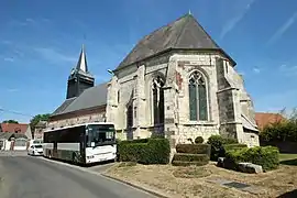 L'église Saint-Laurent.