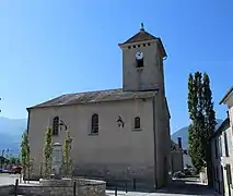 L'église de Lau.