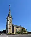 L’église Saint-Laurent.