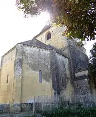 Chevet, chapelle nord et clocher