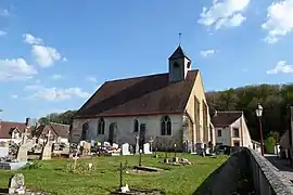 Église Saint-Martin et cimetière.
