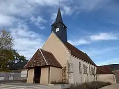 Façade ouest de l'église Saint-Martin.